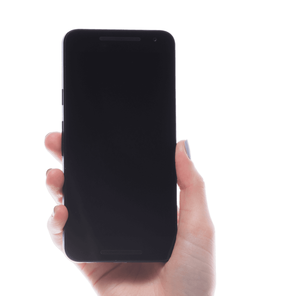Hand Holding Smartphone